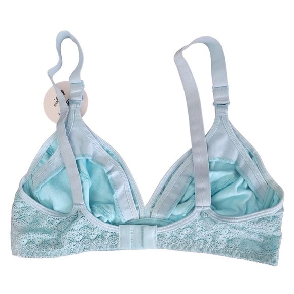 Belabumbum Soft Cup Nursing Bra Adjustable Straps Pastel Blue Medium NWT - Picture 7 of 10